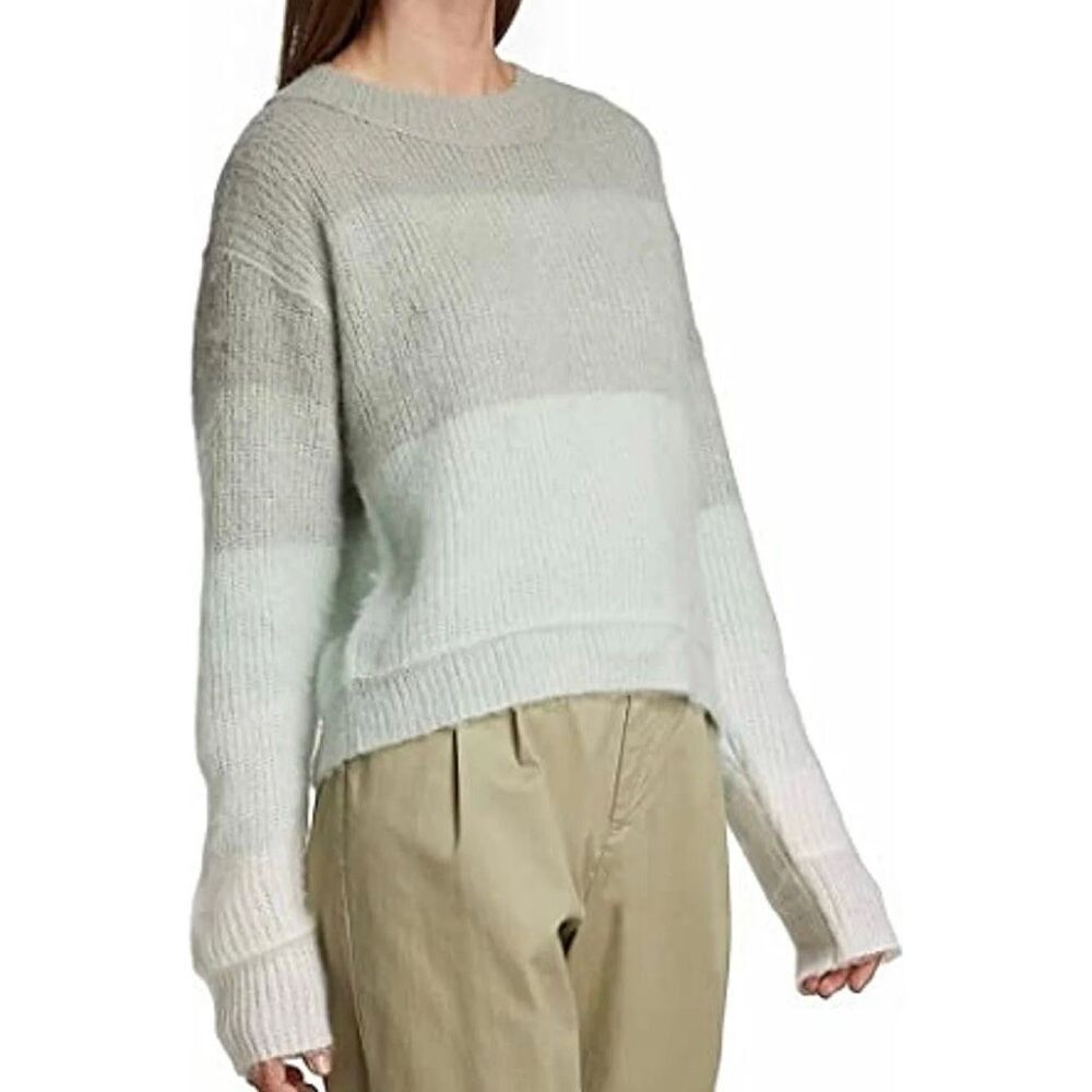 Free People Autumn Sky Pullover Cloud Combo Sweater XS